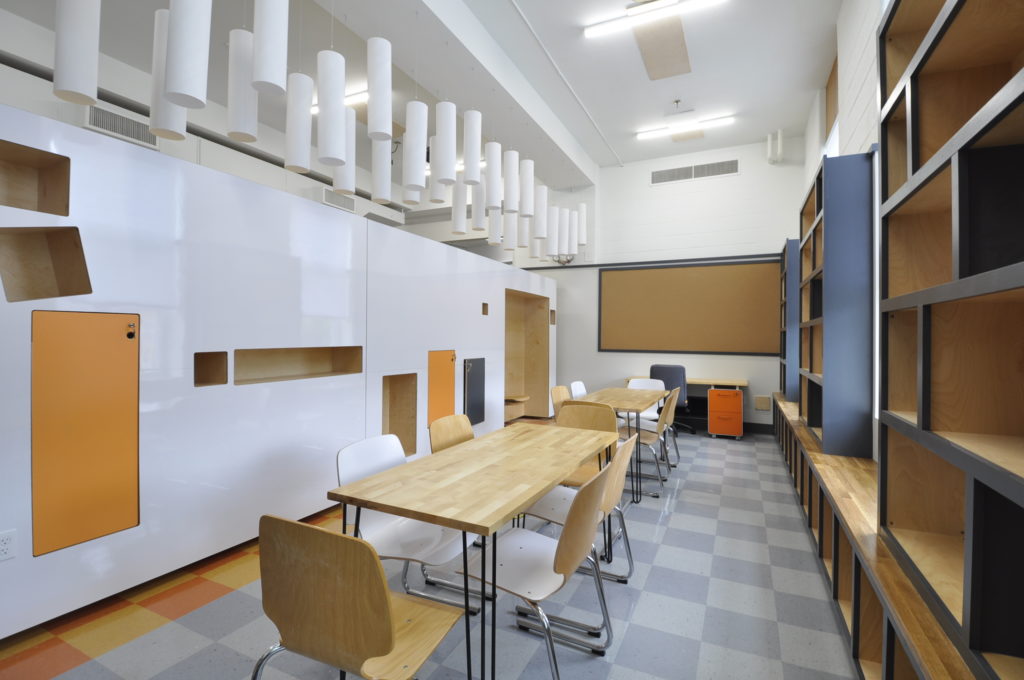 Classroom at Nowell Academy designed by Signal Works Architecture in Rhode Island